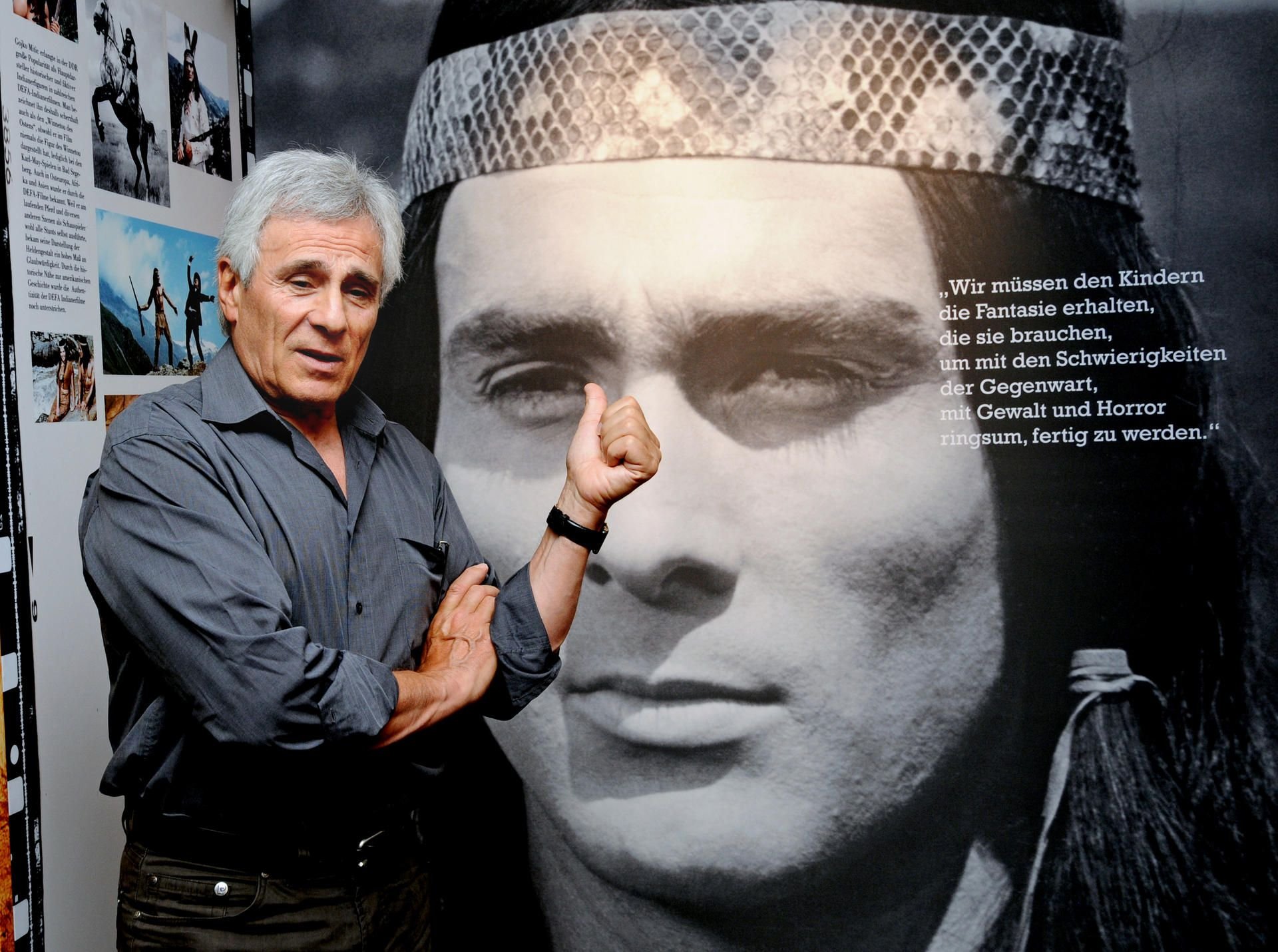 Schauspieler und Regisseur Gojko Mitic