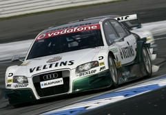 Heinz-Harald Frentzen während der Qualifikation zum DTM-Rennen auf dem Hockenheimring am Sonntag (29. Oktober). (Foto: dpa)