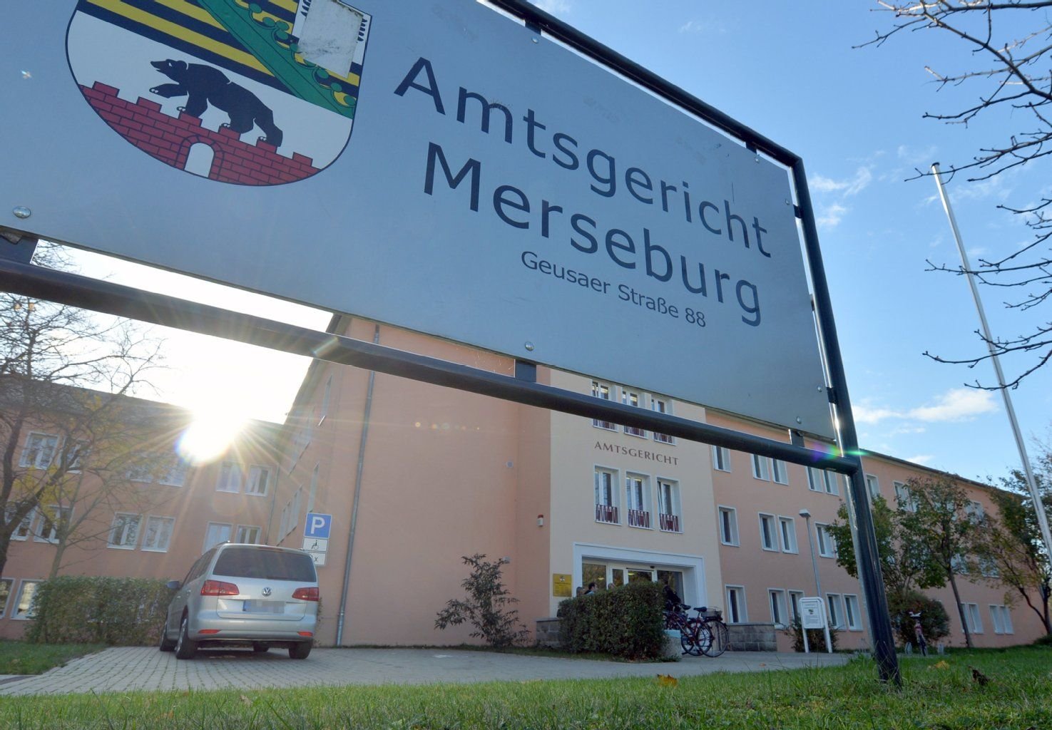 Blick auf das Amtsgericht Merseburg