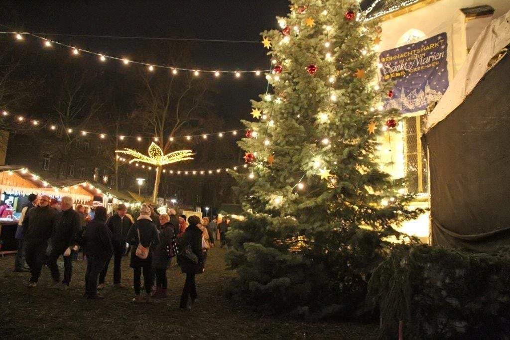 Der Sangerhäuser Weihnachtsmarkt aus dem vergangenem Jahr in der Marienanlage.