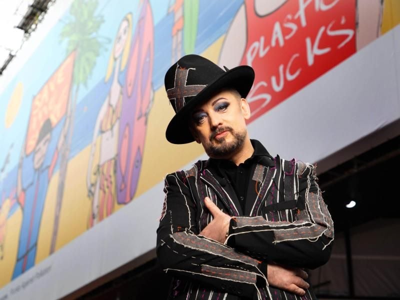 Ein extravaganter Lebensstil und immer mit Hut: Boy George wird 59. Foto: David Parry/PA Wire/dpa