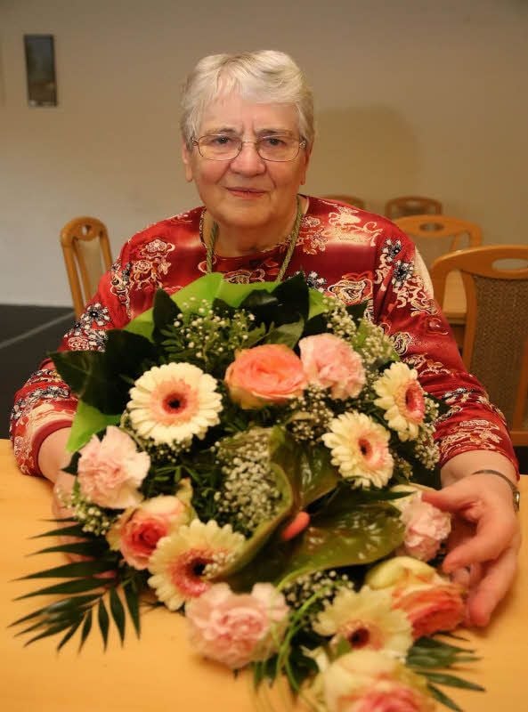 Rita Peters aus Gonna engagiert sich seit 50 Jahren in der Volkssolidarität.