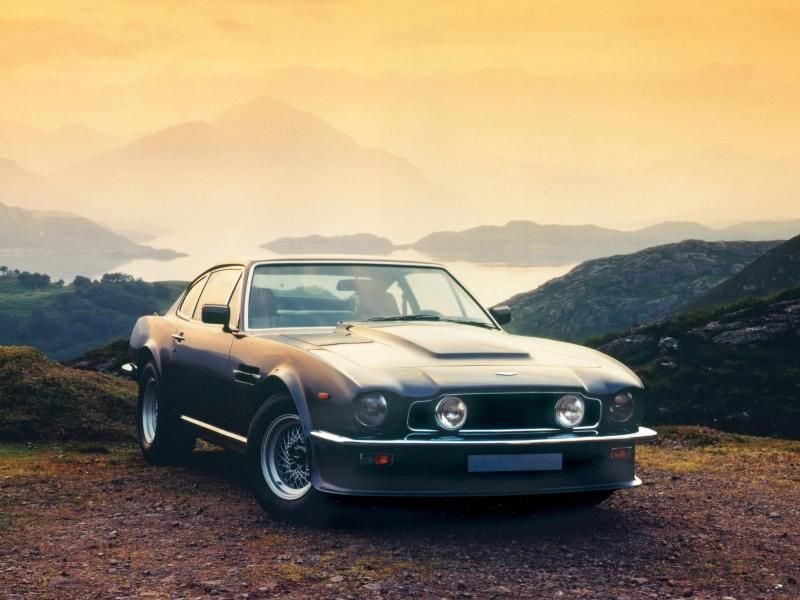 V8 Vantage: Das Modell führte Aston Martin 1977 als „Britain's first supercar“ ein - weil es so schnell war. Hier ein Exemplar aus den 1980ern.
