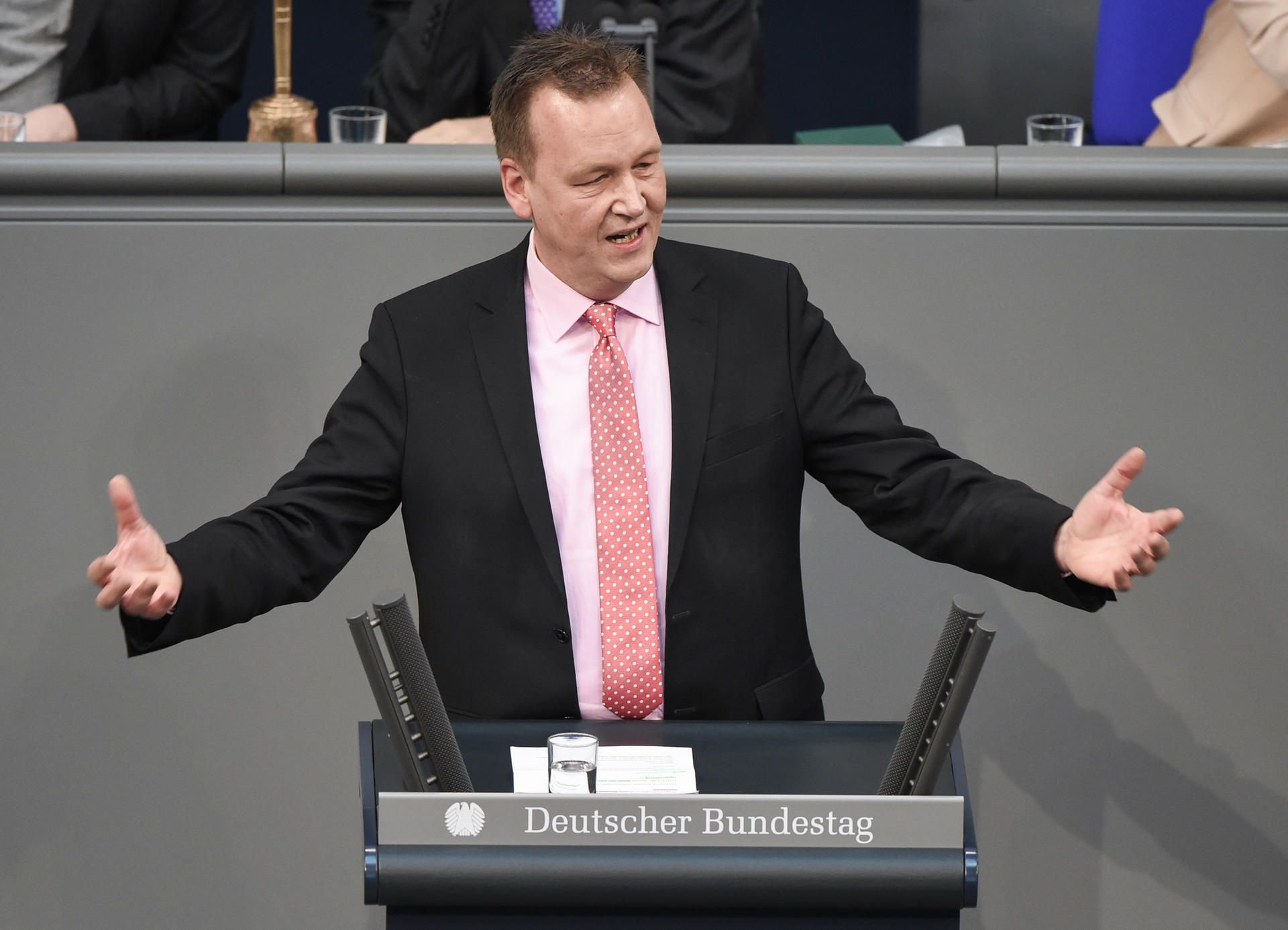 Burkhard Lischka (SPD) im Deutschen Bundestag.
