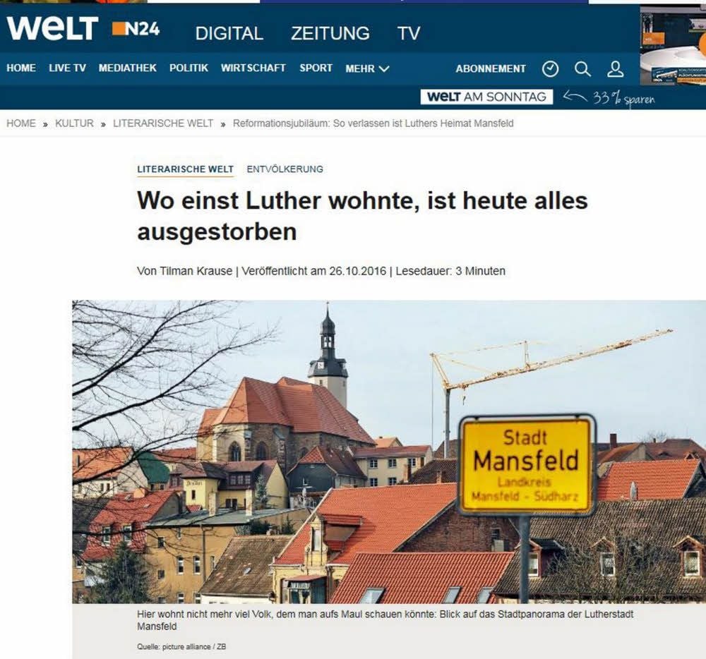 Der Redakteur geht hart mit Mansfeld ins Gericht.