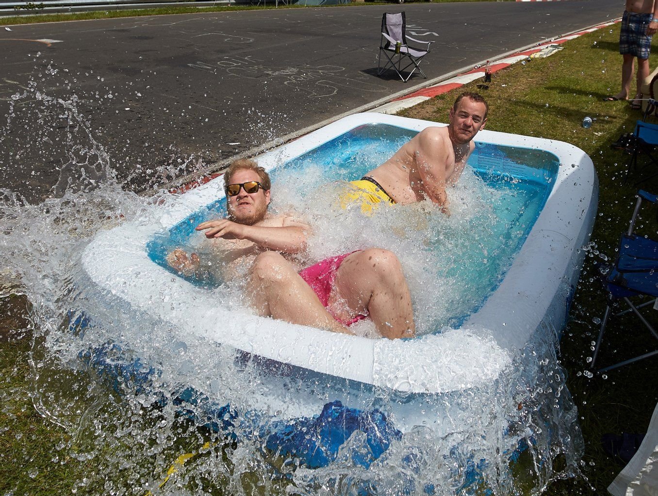Bei großer Hitze ist eine Abkühlung besonders wichtig!