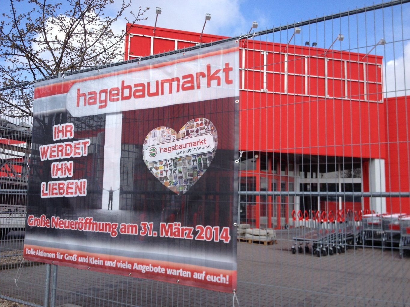 Ab Montag gibt es in Bernburg wieder einen Baumarkt.