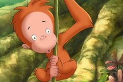 Im tiefen grünen Regenwald wohnt der freche und neugierige Orang-Utan-Junge Dodo, Star des Animationsfilms «Kleiner Dodo» von Thilo Graf Rothkirch und Ute von Münchow-Pohl. (Foto: dpa)