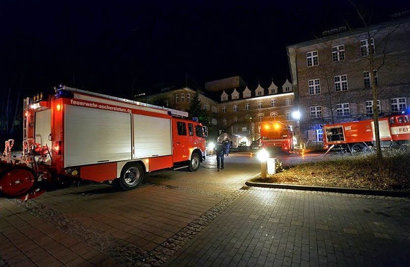 Fehlalarm: Im Klinikum war nur ein Lüfter durchgeschmort.