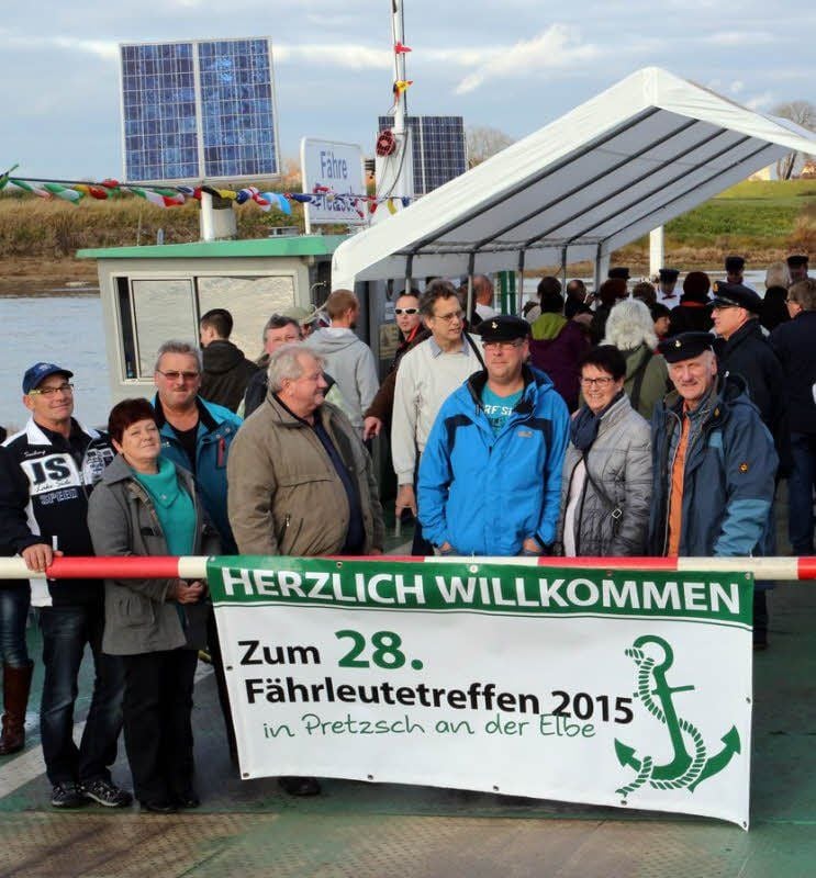 Fährmann, hol über: Aus ganz Deutschland waren sie in Pretzsch.