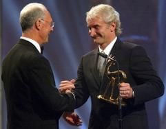Franz Beckenbauer (l) und Rudi Völler. (Foto: dpa)