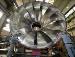 Die deutsche Industrie hat bereits in den erstenneun Monaten 2005 die Marke von mehr als einer Billion Euro Umsatzüberschritten. (Foto: dpa)