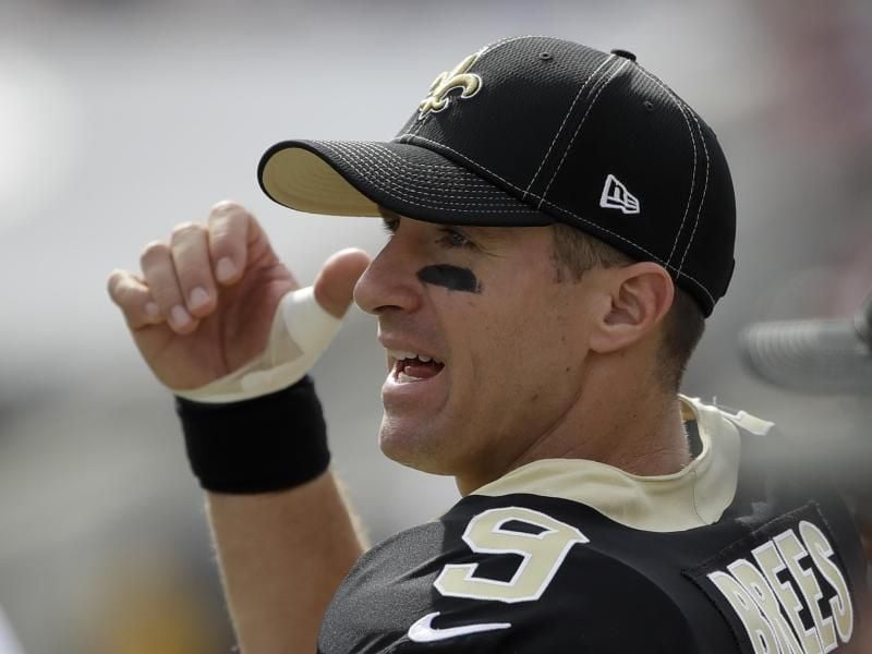 Drew Brees wird wohl mehrere Wochen ausfallen. Foto: Marcio Jose Sanchez/AP/dpa
