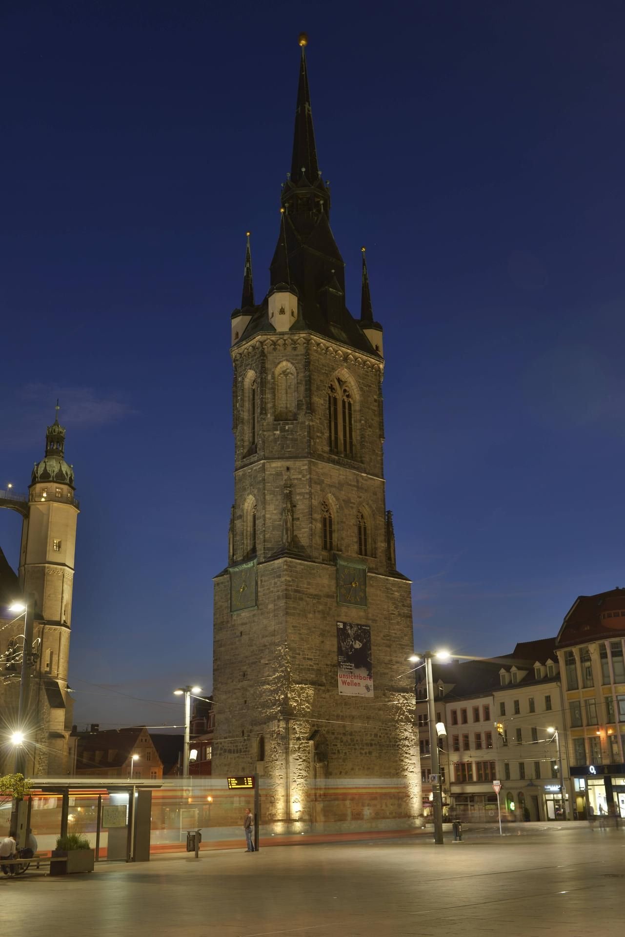 In der Nacht kam es auf dem Marktplatz zu einer Schlägerei.