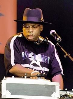 Hip Hop-Pionier Jam Master Jay beim „Respect anti-racist festival“ im Finsbury Park in London am 21. Juli 2001.