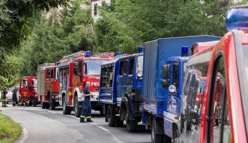 Die Feuerwehren Wippra und Friesdorf und das THW waren im Einsatz.