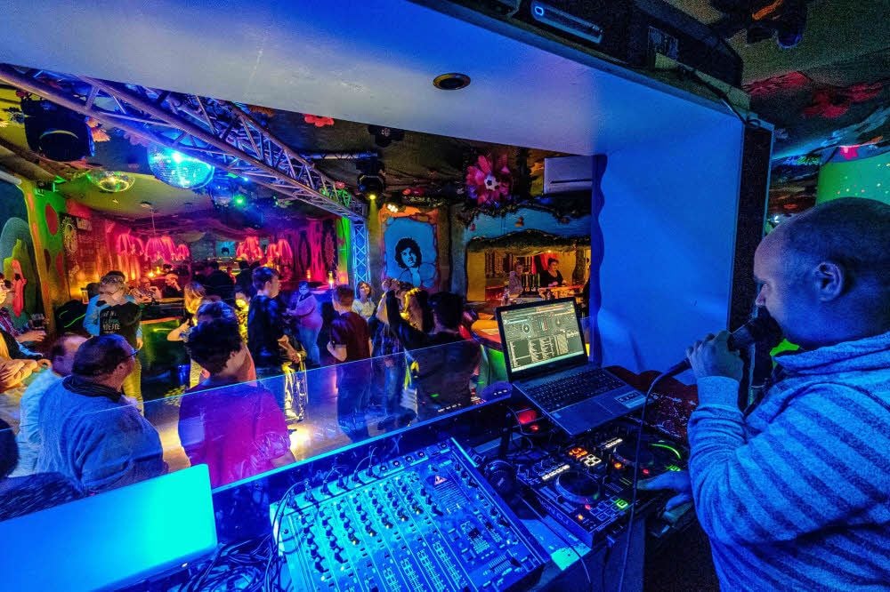 Party im Flower Power in Wittenberg.