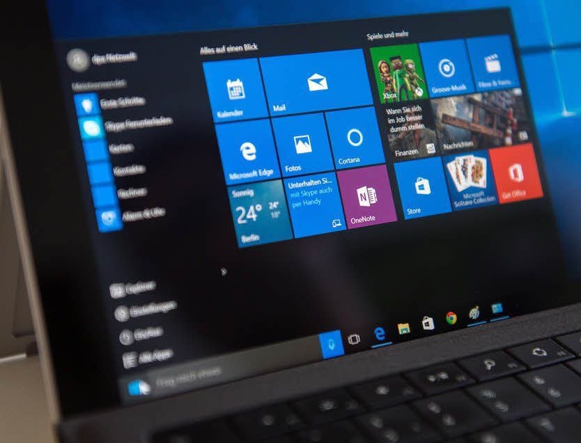 Startmenü und Kacheln sind im neuen Windows 10 vereint.