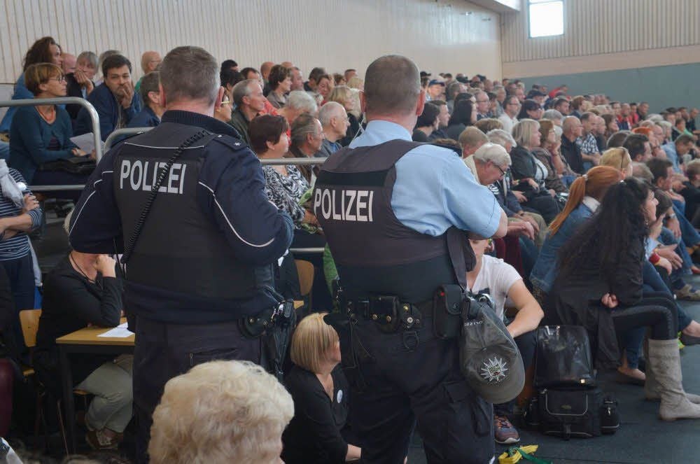 Die Polizei hatte vor allem die Vertreter der rechten Szene im Blick.