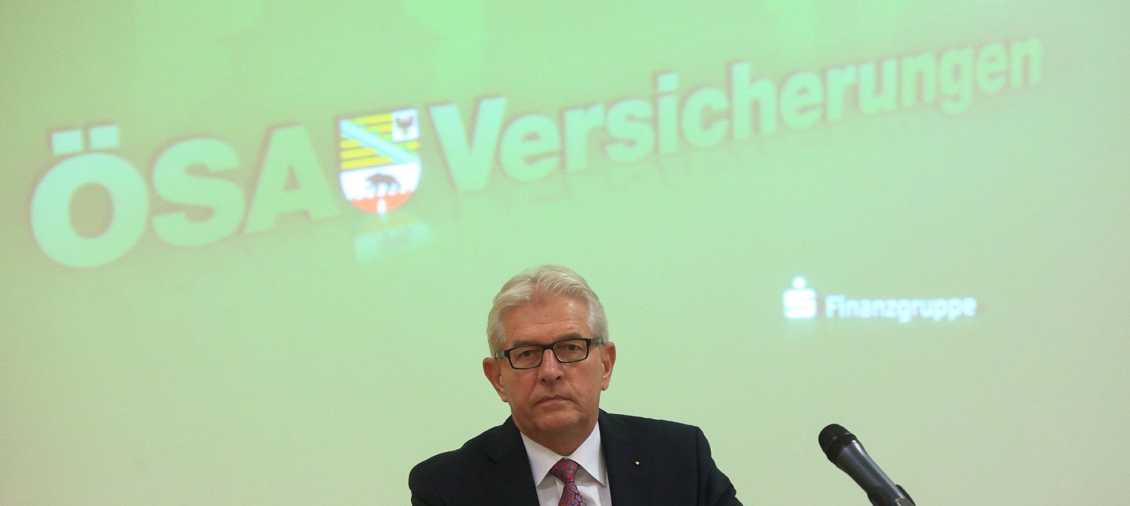 Peter Ahlgrim, Vorstandsvorsitzender des Versicherungsunternehmens "Öffentliche Versicherungen Sachsen-Anhalt" (ÖSA)
