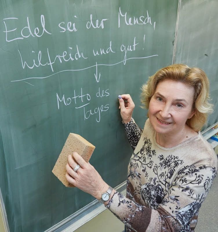 Anne-Kathrein Osse ist seit 1978 Lehrerin. Am Campus Technicus unterrichtet sie nur noch in diesem Schuljahr Deutsch und Englisch. Dann geht sie mit einer weiteren Kollegin, Gabriele Wirth, in den Ruhestand.