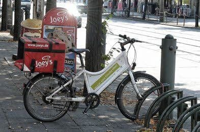 Eines der E-Bikes von „Joeys Pizza Service“ wurde gestohlen.