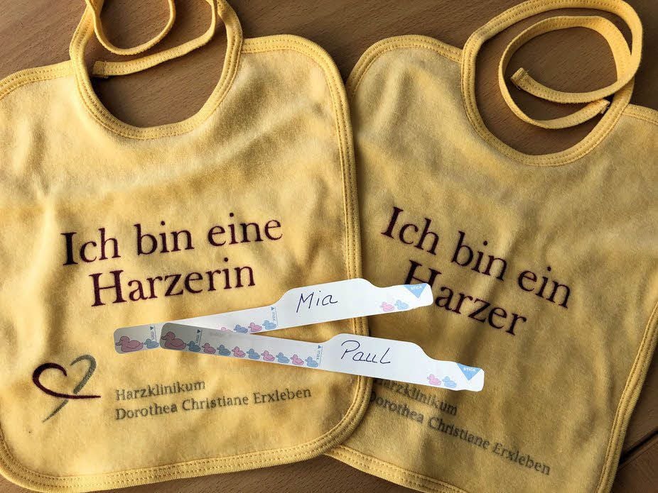 Mia und Paul - diese beiden Namen standen 2018 am häufigsten auf den Bändern für Säuglinge im Quedlinburger Klinikum.