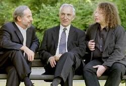 Thomas Hürlimann (l, Schweiz), Dieter Wellershoff