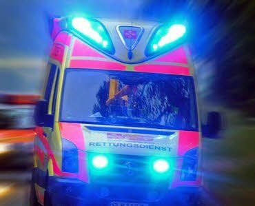 Ein Krankenwagen.