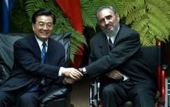 Fidel Castro (r) und Hu Jintao (Foto: dpa)
