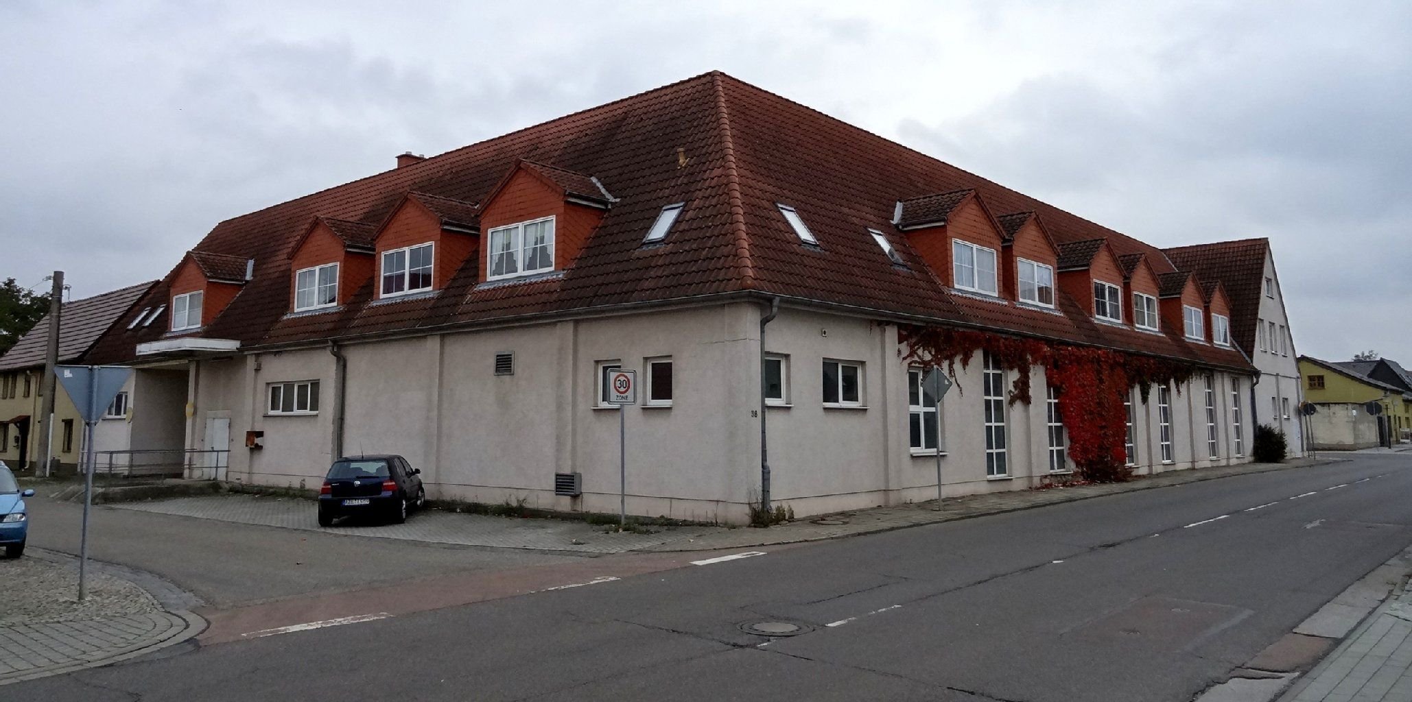 Der TIP-Markt an der Ecke Brauerstraße und Försterstraße in Oranienbaum.