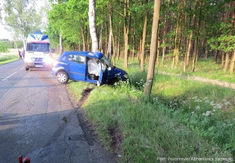 Die Unfallstelle zwischen Fleetmark uns Sanne.