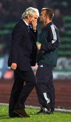 Rudi Völler und Michael Skibbe