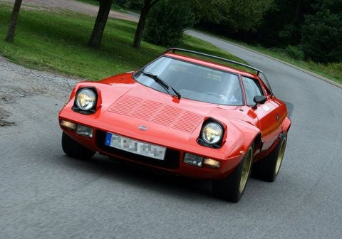 Kantiger Klassiker: An der Form des Stratos scheiden sich die Geister - sein Rennwagen-Potenzial ist aber unumstritten. (FOTO: DPA)