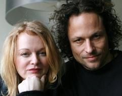 Das Duo von «2raumwohnung», Inga Humpe und Tommi Eckart in Berlin. (Foto: dpa)