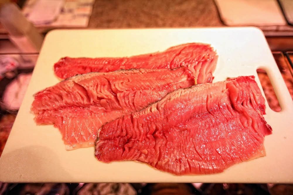 Speziell entgrätetes Karpfen-Filet.