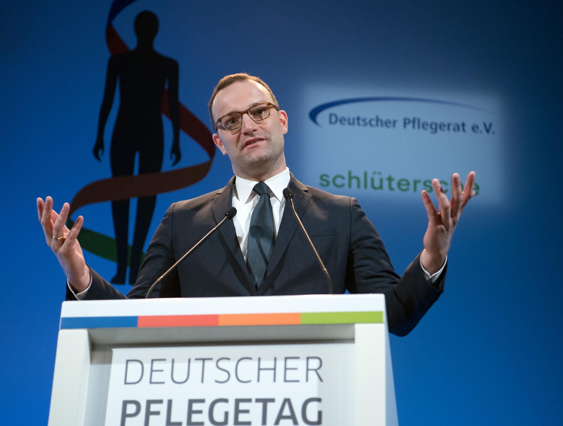 Bundesgesundheitsminister Jens Spahn beim Deutschen Pflegetag in Berlin