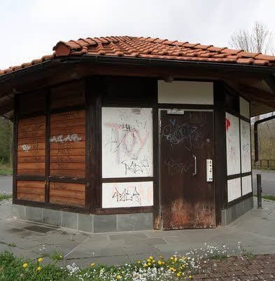 Geschlossen: WC am Bahnhof