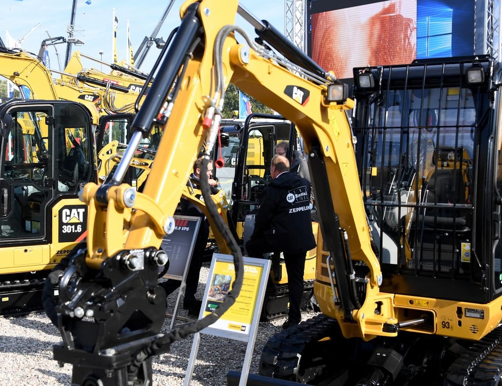 So in etwa, nur von der Marke Wacker Neuson, sah der Minibagger aus.