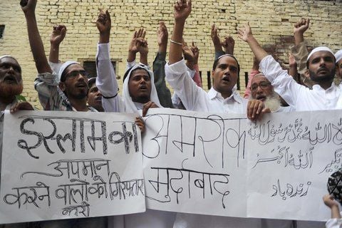Demonstranten im Sudan. (FOTO: AFP)