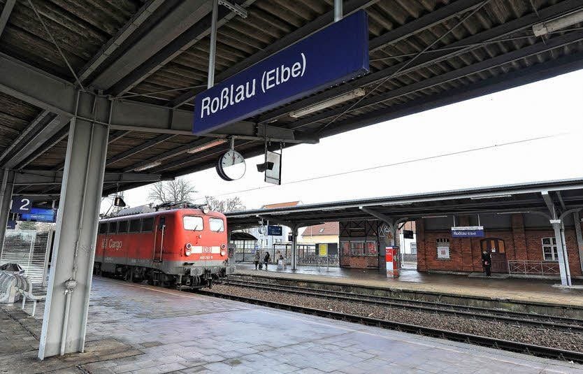 Der Bahnhof Roßlau wird ab Mitte April komplett umgebaut.