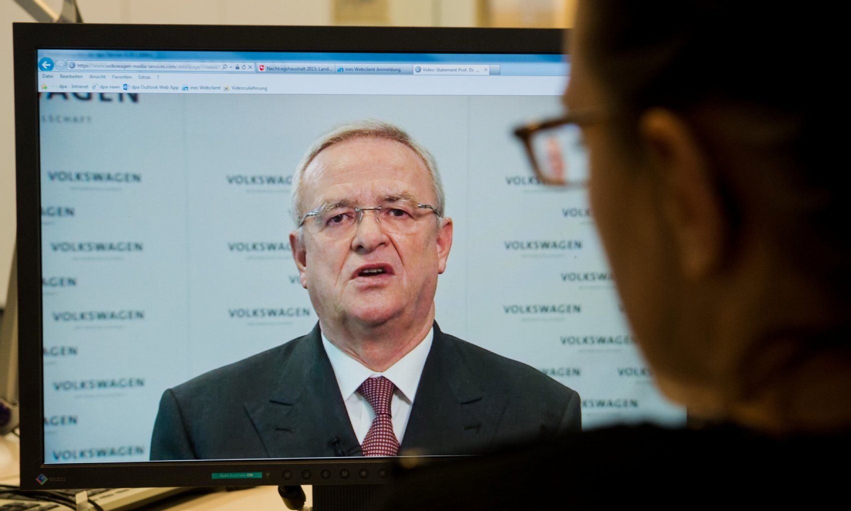 VW-Chef Martin Winterkorn hat sich mit einer Videobotschaft an die Öffentlichkeit gewandt.