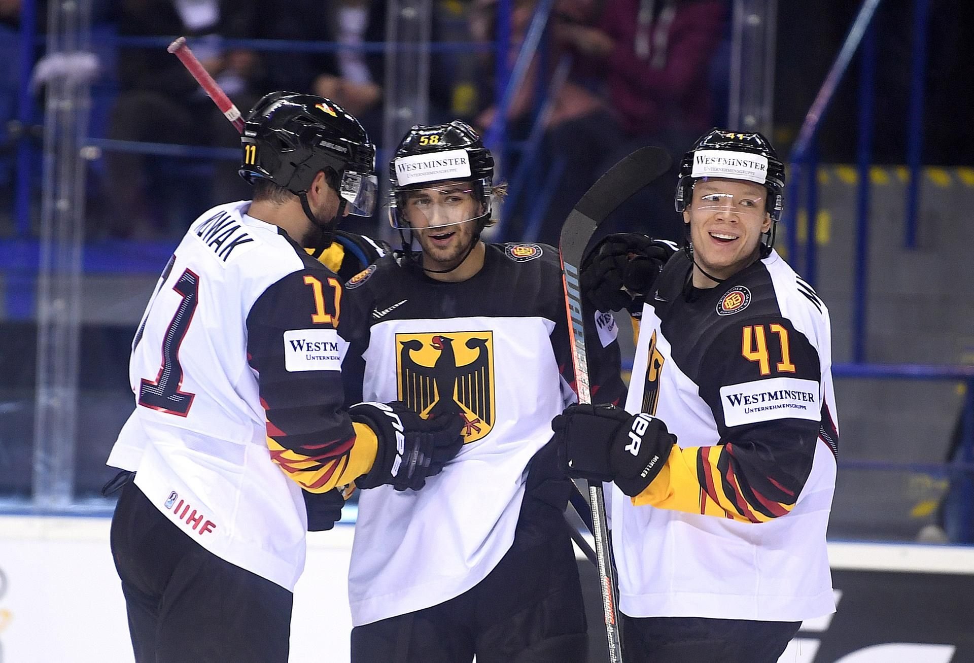 Die deutsche Eishockey-Nationalmannschaft hat ihr drittes Gruppenspiel gegen Frankreich gewonnen.
