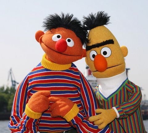 Ernie und Bert: Seit dieser Woche ist die Sesamstraße im afghanischen Fernsehen zu sehen. (FOTO: DPA/ARCHIV)
