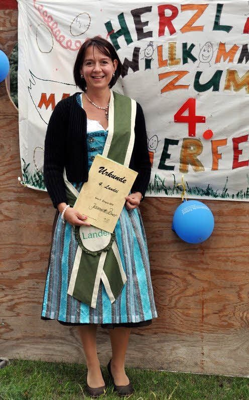 Jeannette Römer wird den kleinen Ort am Rande des Flämings künftig als viertes „Landei“ bekannter machen. Sogar auf dem Münchener Oktoberfest.