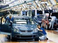 Produktion des VW Golf bei Volkswagen. (Foto: dpa)