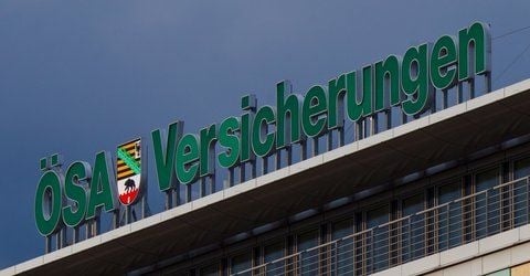 Blick auf den Hauptsitz des Versicherungsunternehmens «Öffentliche Versicherungen Sachsen-Anhalt» (ÖSA) in Magdeburg. (FOTO: ZB)