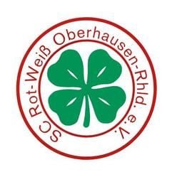 Das Vereins-Logo des Rot-Weiß Oberhausen. (Foto: dpa)