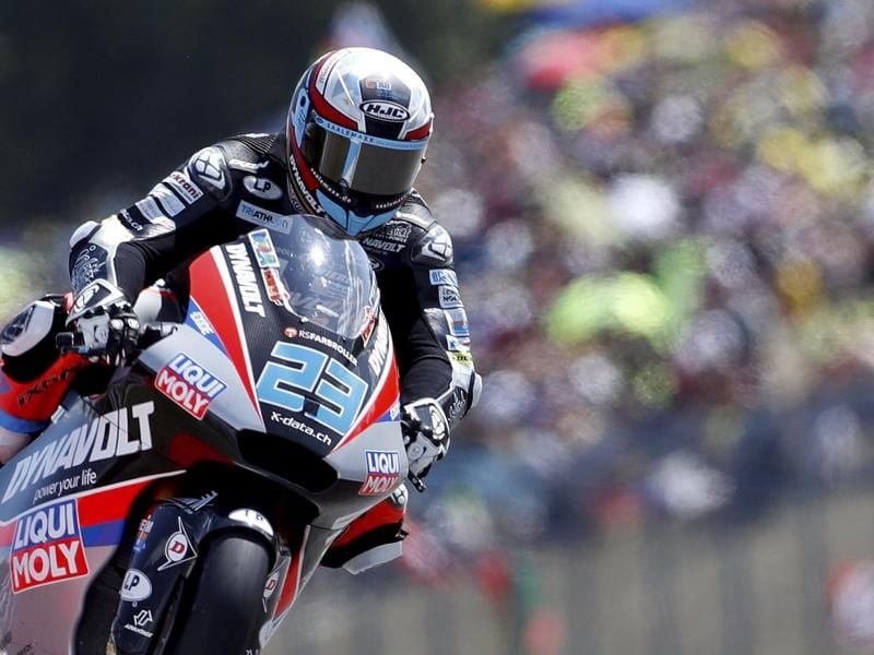Fuhr in Italien auf Platz fünf: Marcel Schrötter. Foto: Petr David Josek/AP/dpa
