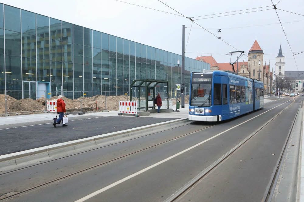 Über 80 Prozent des Personennahverkehrs werden über Zentralhaltestelle geleitet.